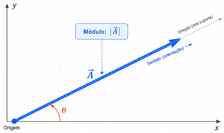 Representação gráfica de dados experimentais e uma reta obtida por regressão linear