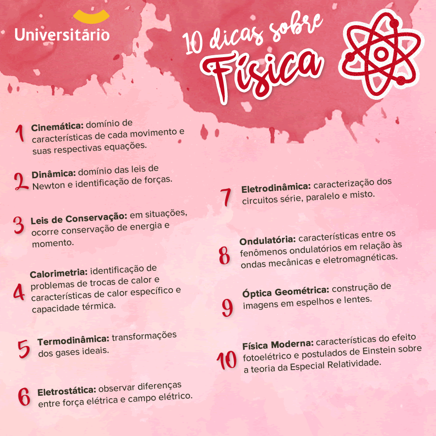 10 dicas sobre Física